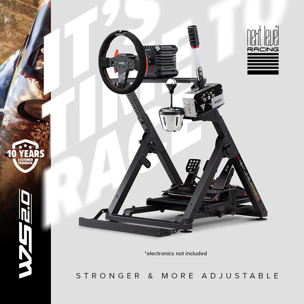 10 YEARSCUSTOMERFEEDBACK RACINGelectronics not includedSTRONGER &amp; MORE ADJUSTABLE