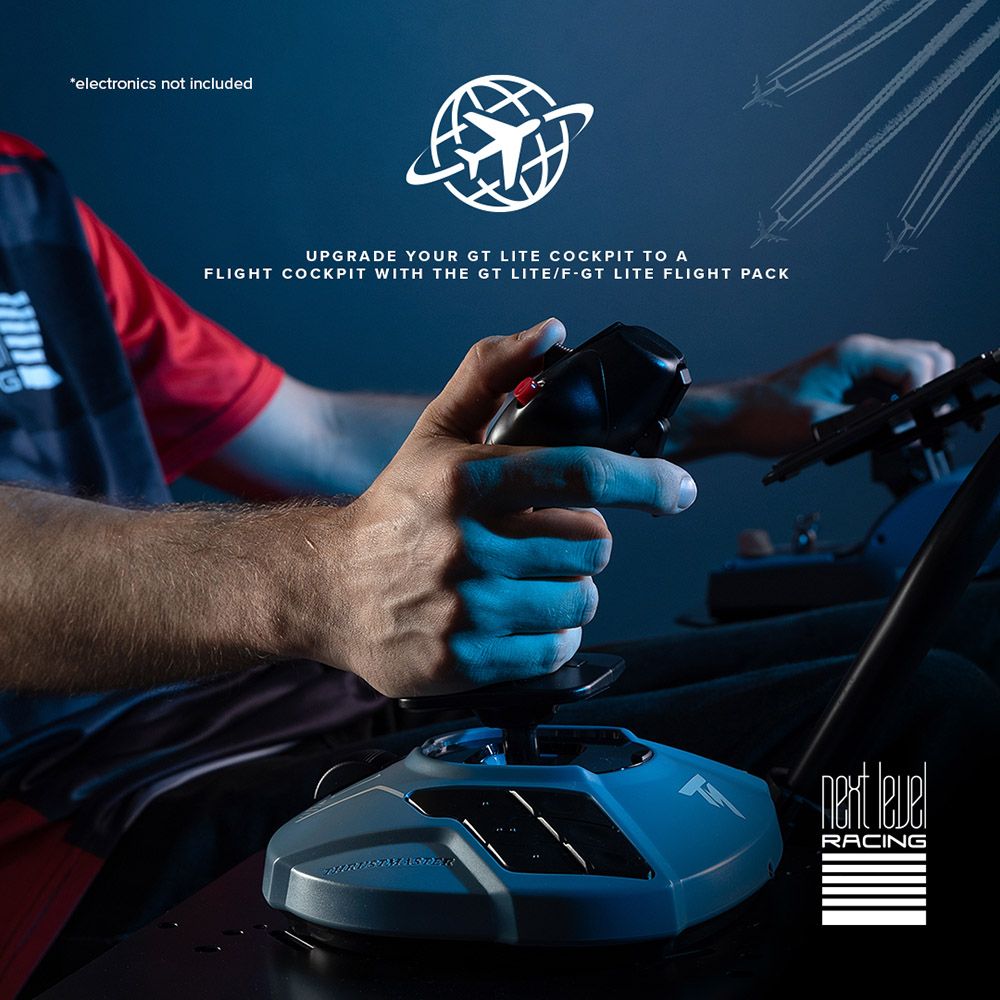 electronics not includedUPGRADE YOUR GT LITE COCKPIT TO AFLIGHT COCKPIT WITH THE GT LITE/FGT LITE FLIGHT PACK RACING