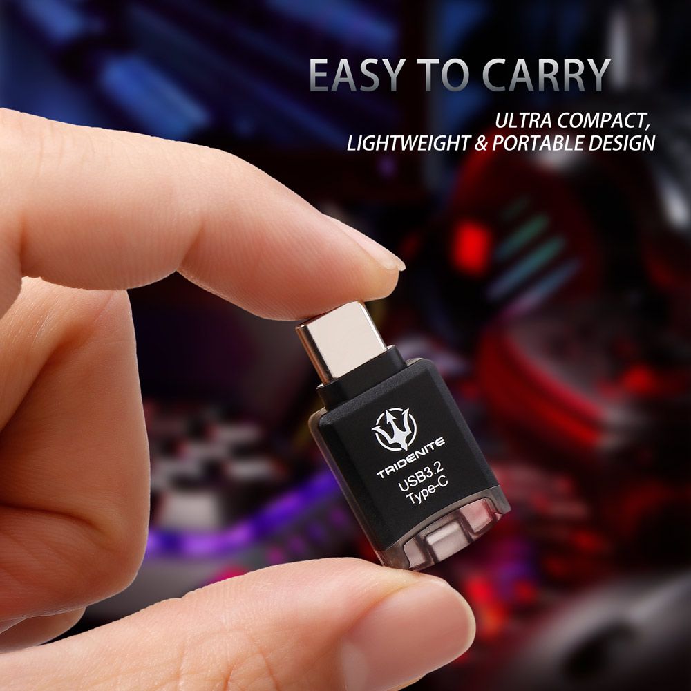 TRIDENITE SPEEDY MicroSD 256GB超頻記憶卡(DDR-200)搭配原廠USB 3.2 Type-C讀卡機