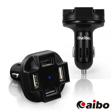 aibo AB436 4埠車用USB充電器(4.8A)