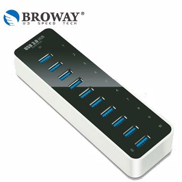 BROWAY 普洛威 極速 全10埠 USB3.0 集線器