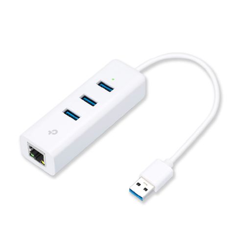 TP-Link UE330 USB 3.0 USB轉RJ45 Gigabit 外接網路卡+集線器