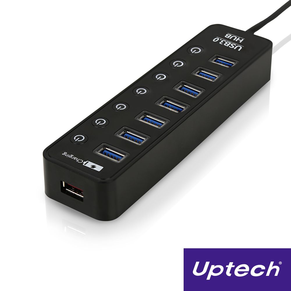 UPTECH 登昌恆 UH270C 7-Port USB 3.0+1-Port專用充電埠 集線器