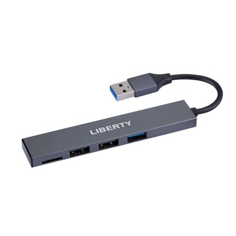 LIBERTY 利百代 3+1複合式USB3.0集線器 LY-301A