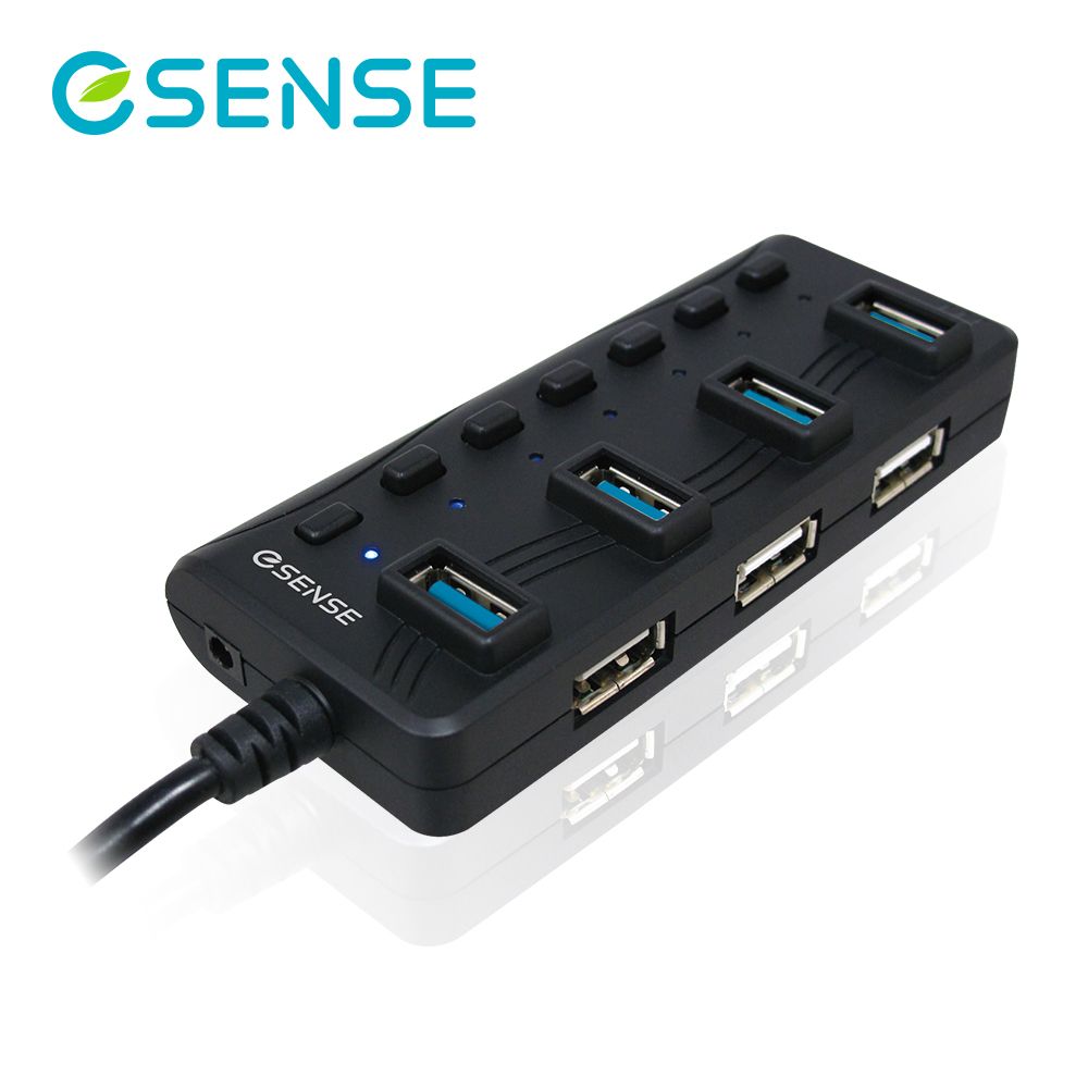 Esense 逸盛  擴充專家7-Port Hub USB3.0版-2A