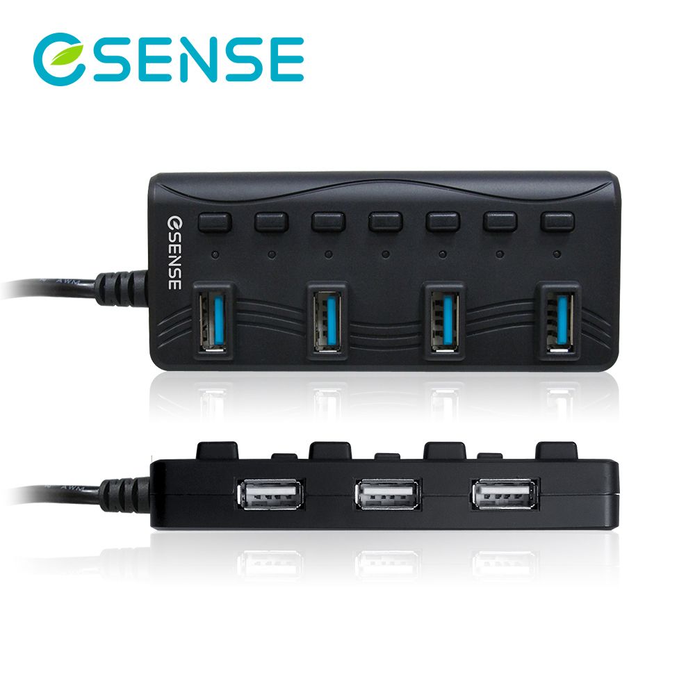 Esense 逸盛  擴充專家7-Port Hub USB3.0版-2A