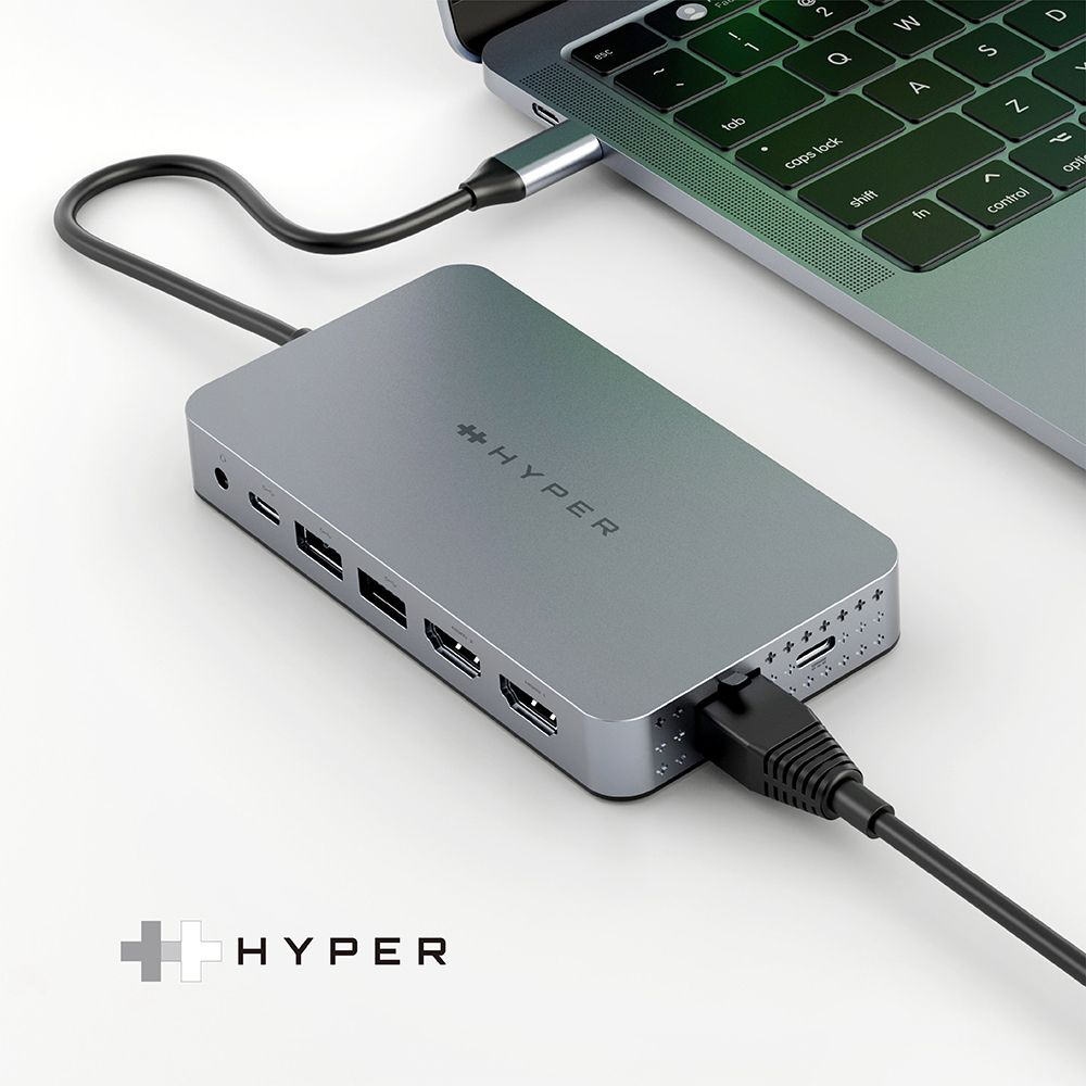 Hyper Drive 10-in-1 HDMI (M1/M2螢幕轉接器) USB-C Hub