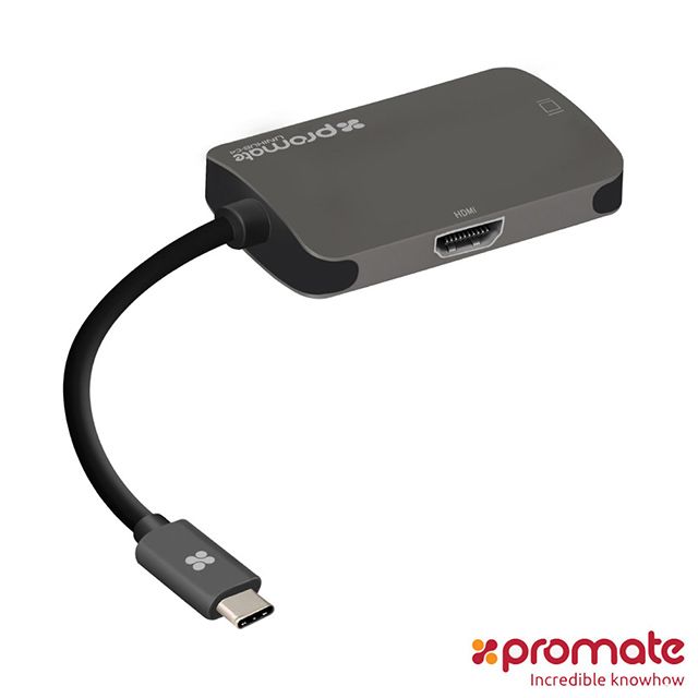 Promate   USB Type C to HDMI/VGA 2合1轉接器(UNIHUB-C4)