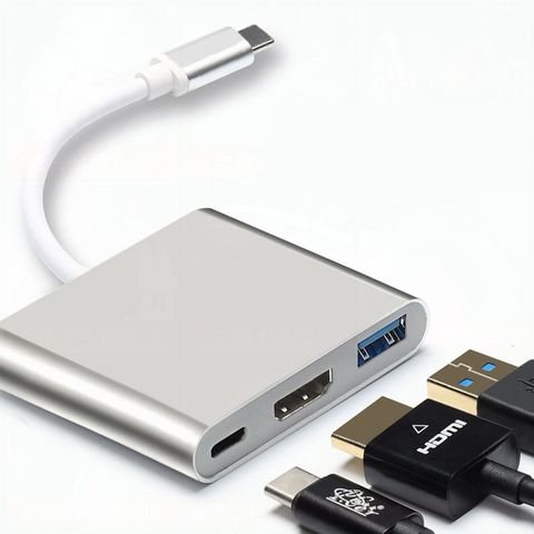 4K*2K@30HZ Type-c to HDMI/USB3.0/PD