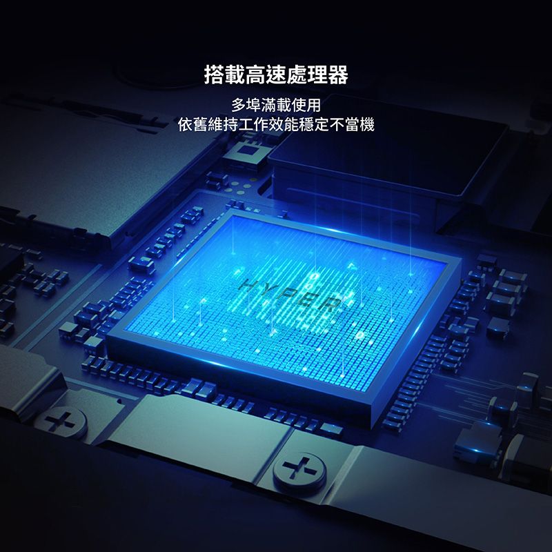 搭載高速處理器多埠滿載使用依舊維持工作效能穩定不當機