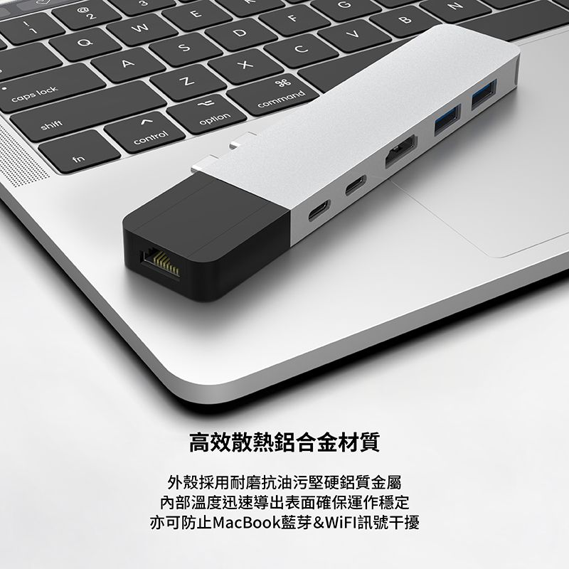 ONAcaps lockshiftEcontrolcommandF高效散熱鋁合金材質外殼採用耐磨抗油污堅硬鋁質金屬內部溫度迅速導出表面確保運作穩定亦可防止Macook藍芽WiFI訊號干擾BN