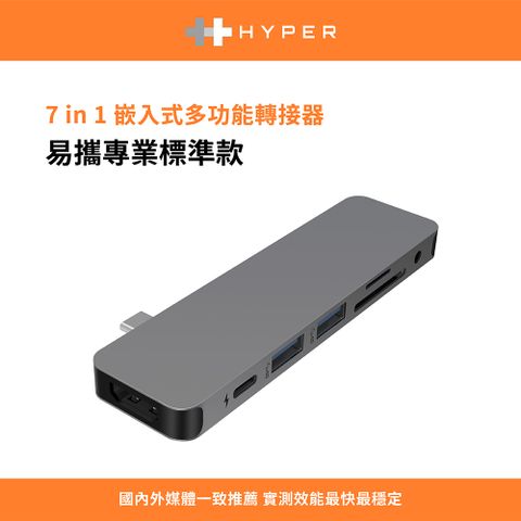 Hyper Drive 7-in-1 USB-C Hub-太空灰