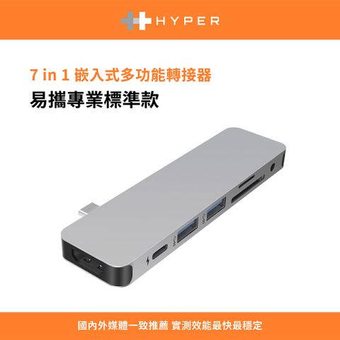 Hyper Drive 7-in-1 USB-C Hub-銀