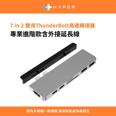 Hyper Drive 7-in-2 USB-C Hub (二代)-銀