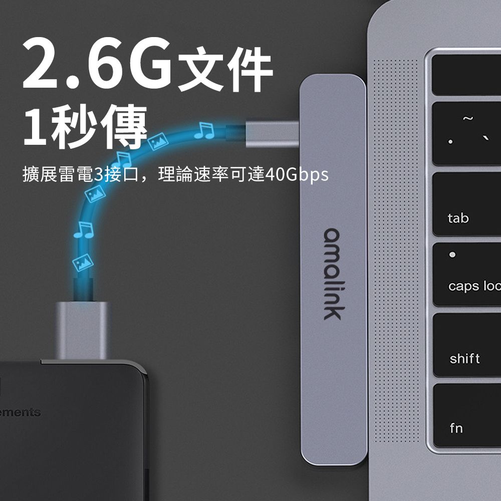 YUNMI 雙TYPE-C五合一擴展塢 PD快充 擴充轉接器 hub集線器 筆電轉接頭(TYPE-C轉USB3.0/USB2.0/SD/DF)-黑色