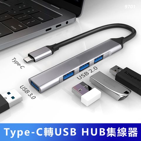 SHOWHAN Type-C轉USB HUB集線器(9701)