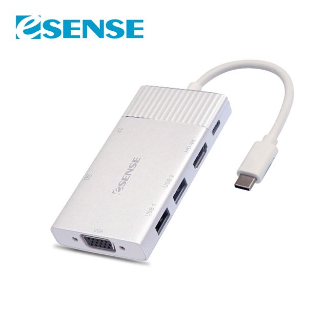 Esense 逸盛  Type-C TO HDMI 6合1 轉接器 H611