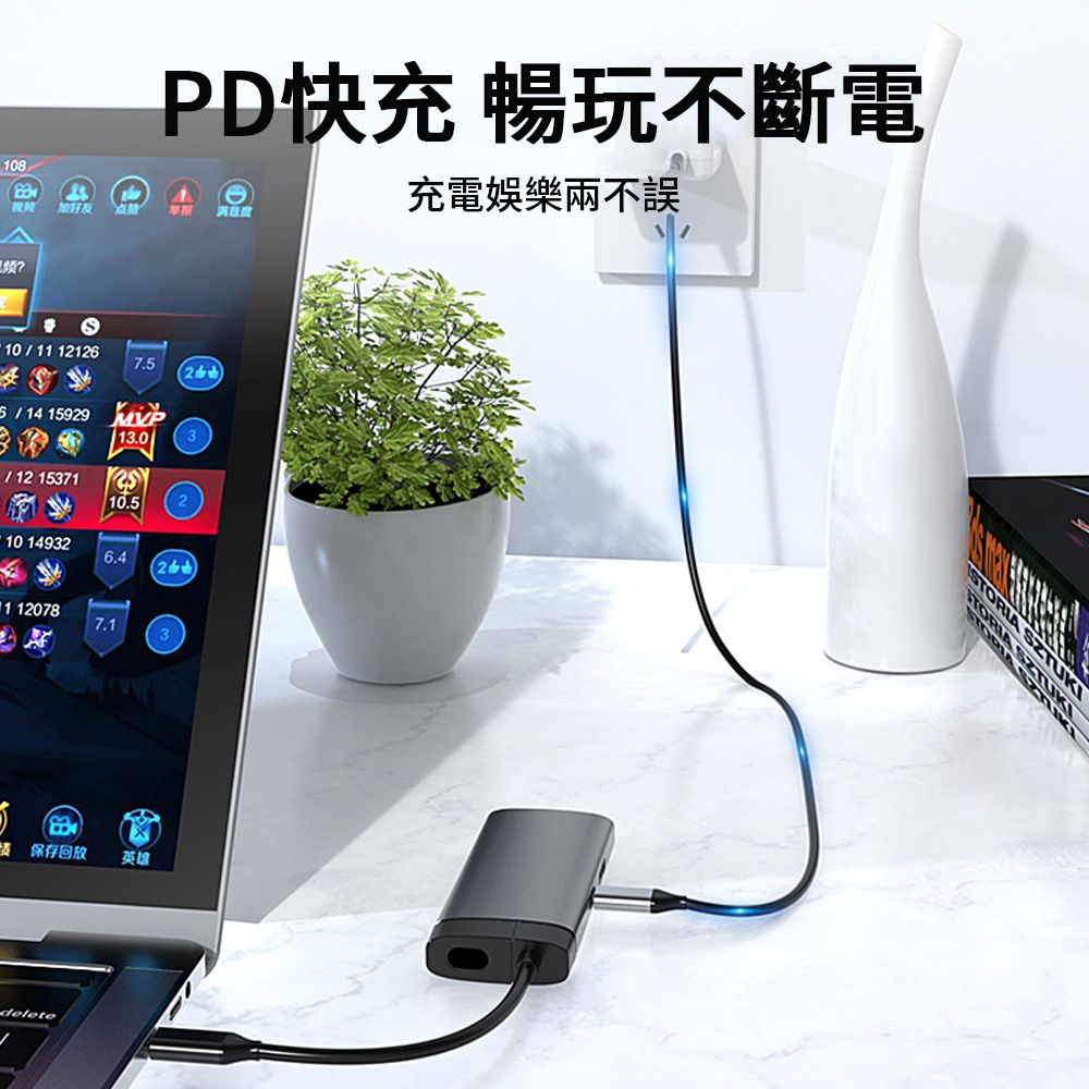 Sily Type-C HUB 七合一多功能擴展塢 PD充電 USB-C轉換器 HDMI轉接器 USB3.0集線器