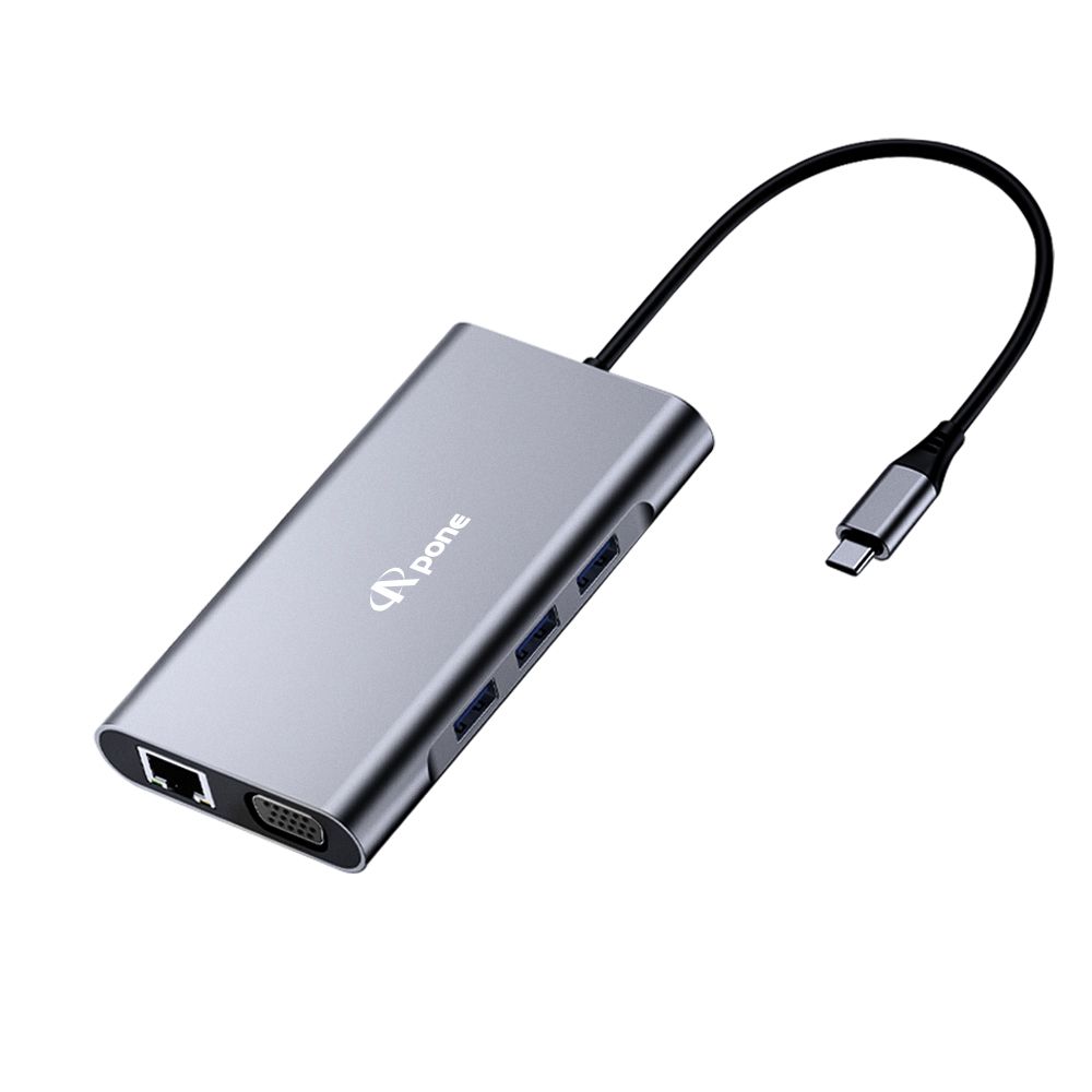 Apone Type-C PD 100W Hub十合一多功能集線器