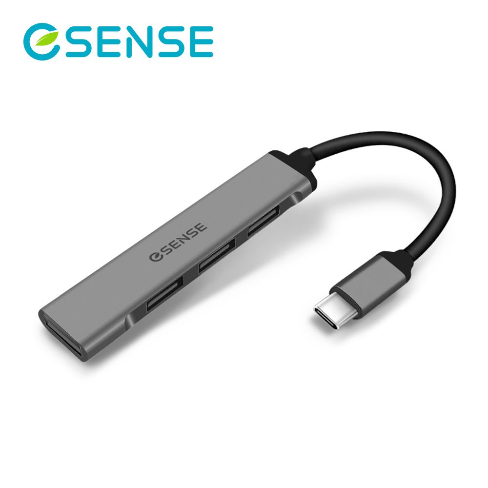 Esense 逸盛  Type-C鋁合金 4埠USB HUB S247PA