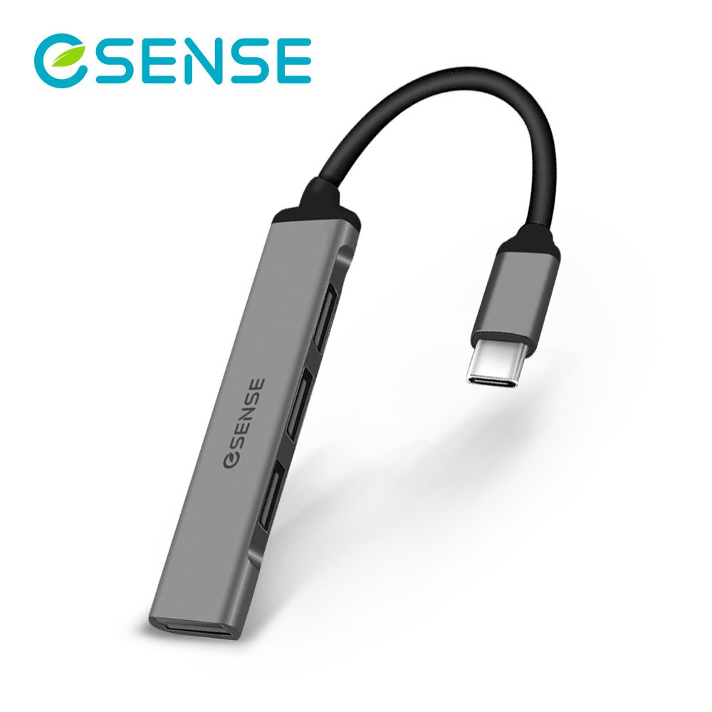 Esense 逸盛  Type-C鋁合金 4埠USB HUB S247PA