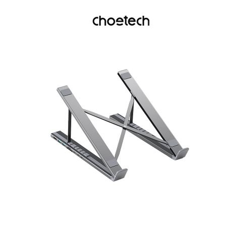 Choetech M48 7合1 USB-C HUB 筆電支架集線器 便利辦公 超給力