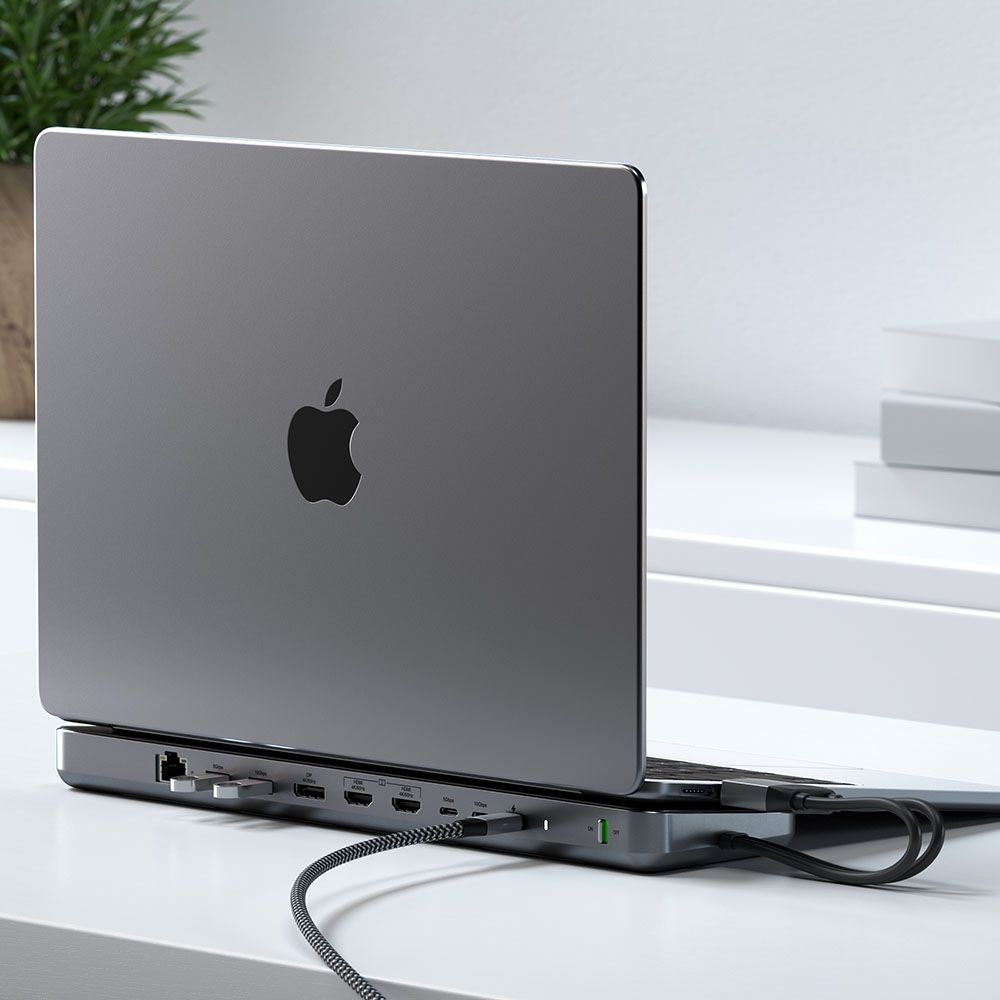  Satechi USB-C 多功能擴充底座附 NVMe SSD 插槽 (MacBook 擴充適用) Dual Docking Station (ST-DDSM)