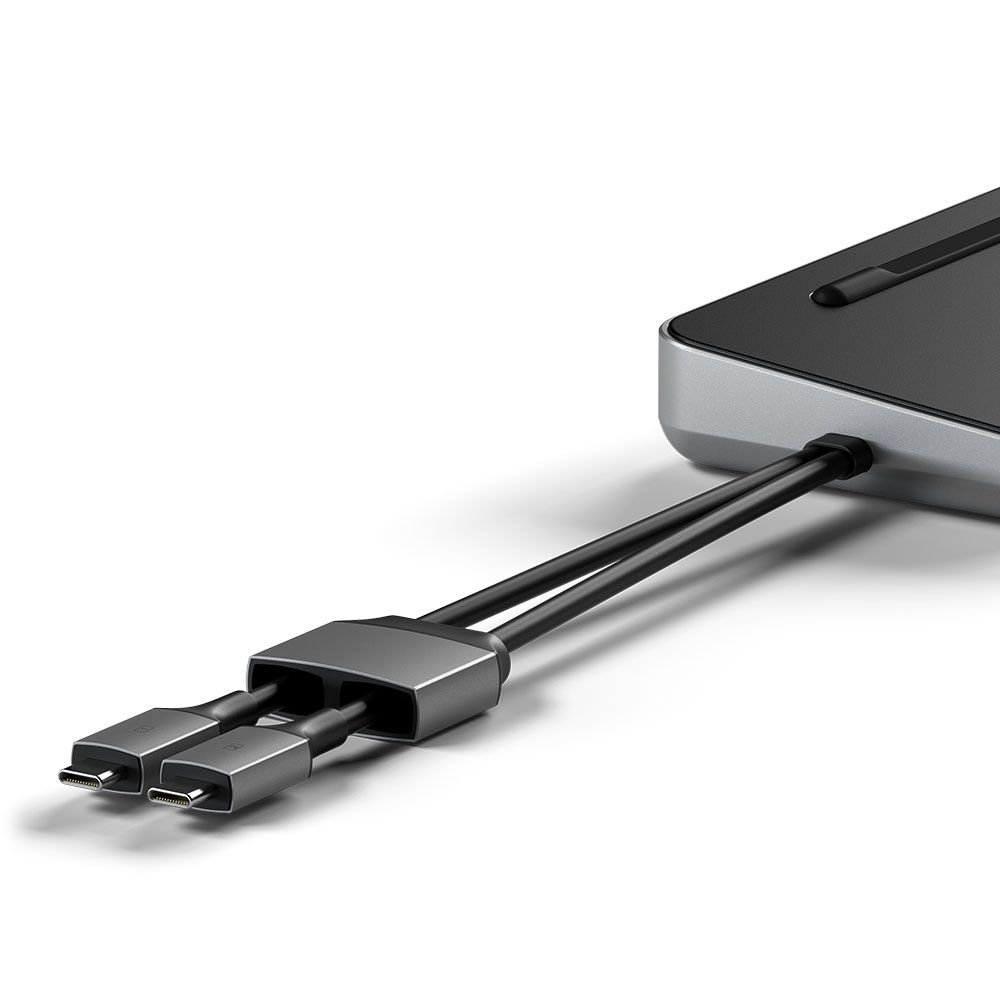 Satechi USB-C 多功能擴充底座附 NVMe SSD 插槽 (MacBook 擴充適用) Dual Docking Station (ST-DDSM)
