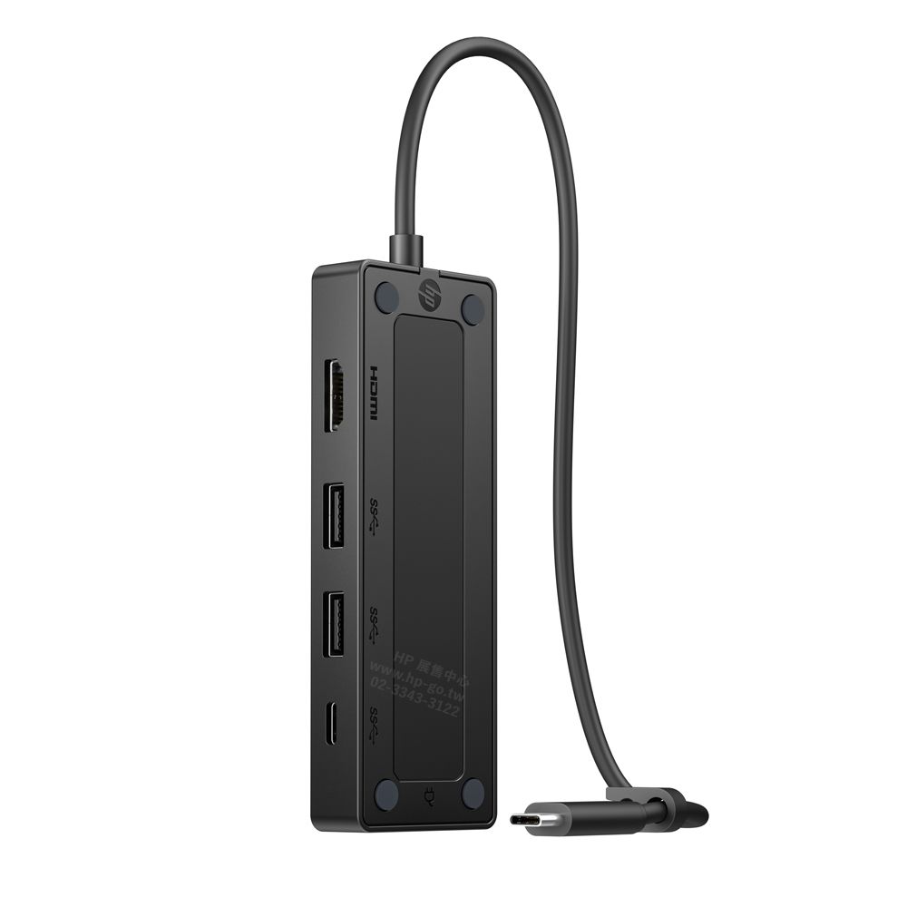 HP 惠普 USB-C Travel Hub G3 集線器(USB-C線連接/HDMI 2.0/可擴充USB-C及USB-A/1年保固/86S97UT)