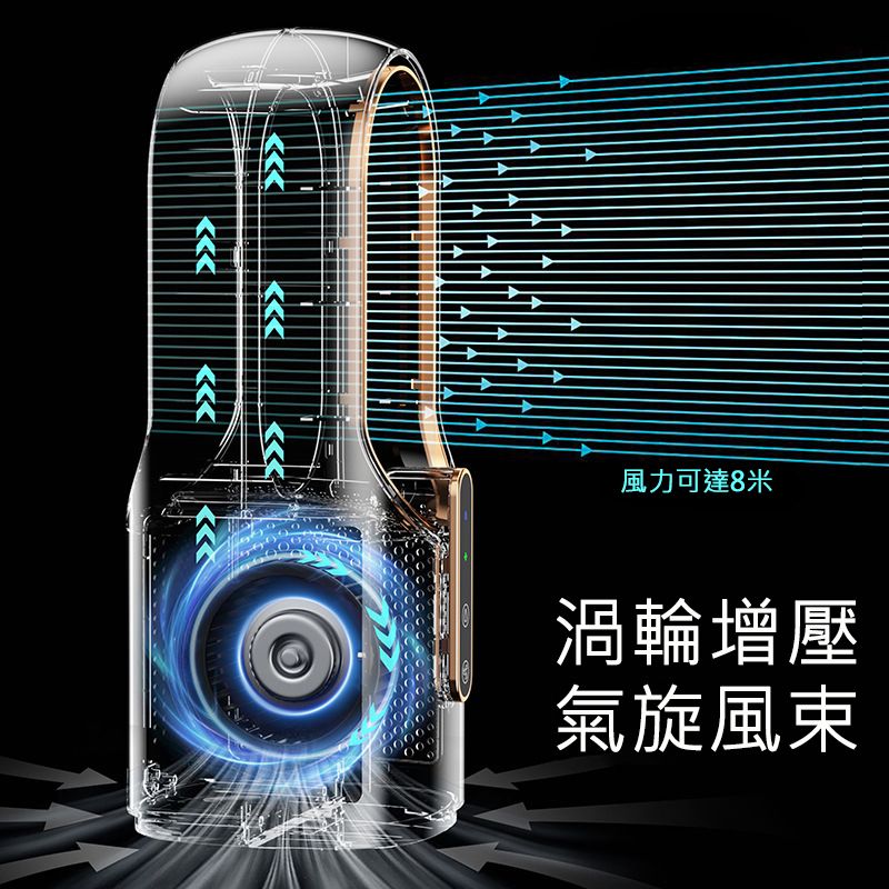 居家家 桌面USB無葉加濕製冷扇 噴霧冷風扇 便攜式無葉風扇 風扇 加溼器