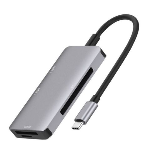 Type-c 多功能五合一讀卡機 USB3.0 兼容多記憶卡相容