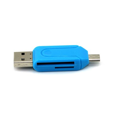 讀卡機 USB &amp; Micro USB 手機 電腦 TF/SD二合一 手機電腦讀卡機 讀卡器 (190-TFSD)
