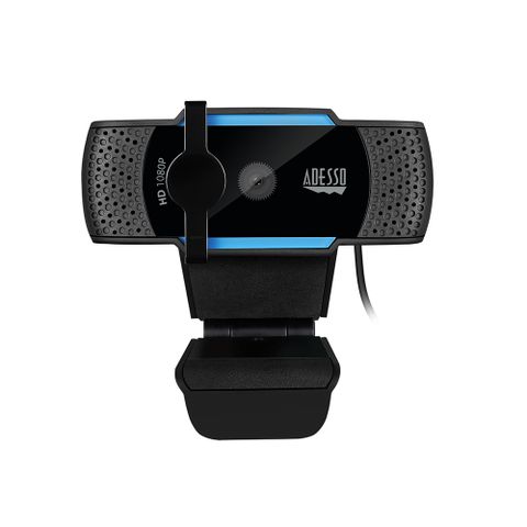【美國ADESSO】網路攝影機 視訊鏡頭 H5 1080P 台灣製 隱密遮版/自動對焦