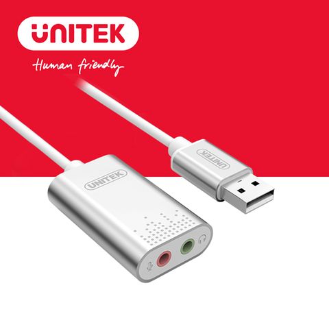 UNITEK 立體聲USB外接式音效卡 (Y-247A)