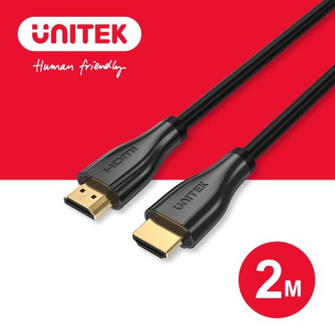 UNITEK 4K 60Hz 2.0版HDMI高畫質影音傳輸線(2M)(Y-C1048GB)