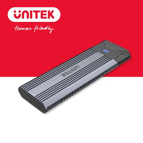 UNITEK USB3.1 Gen2 Type-C to M.2 SSD (NVMe &amp; SATA)鋁合金外接硬碟盒(Y-S1204B)