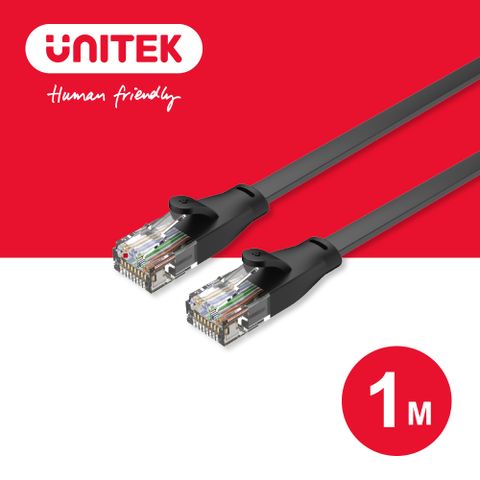 UNITEK 優越者 CAT6  RJ45   8P8C  公對公 網路線 (1M) (Y-C1809GBK)