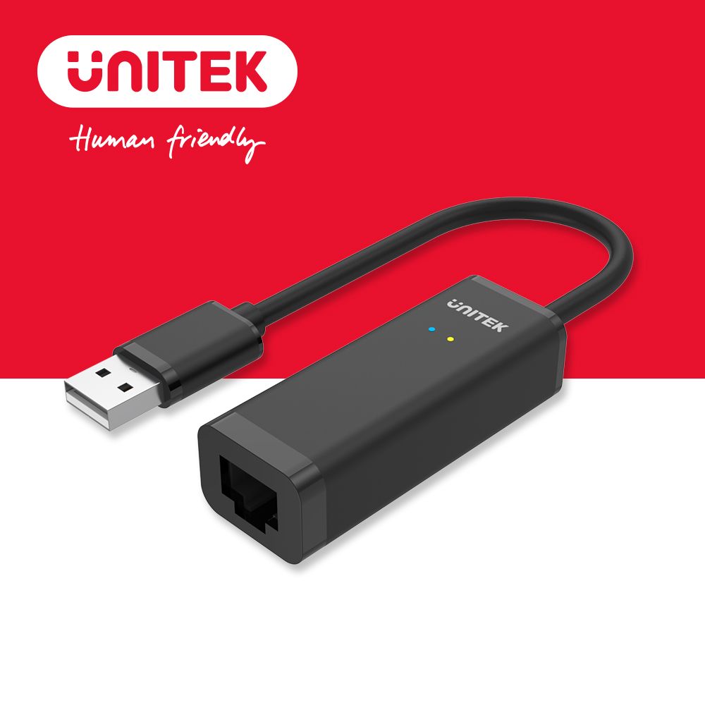 UNITEK 優越者  USB 轉 RJ45有線網卡(Y-1468)