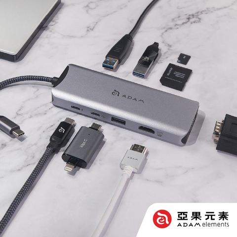 Adam 亞果元素 CASA Hub A09 USB-C Gen2 4K