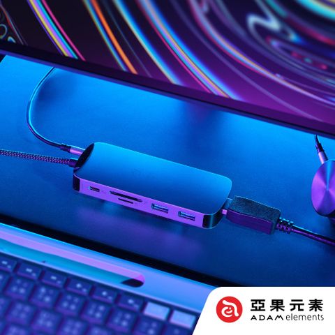 【亞果元素】CASA Hub X DP USB-C 10-in-1多功能集線器 灰
