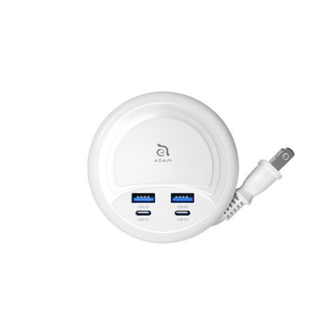 【亞果元素】OMNIA GaN 35W 四孔電源供應器 白