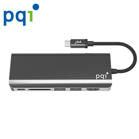 PQi 勁永 Hub Type-C  to HDMI+VGA 6 Port 影音轉接