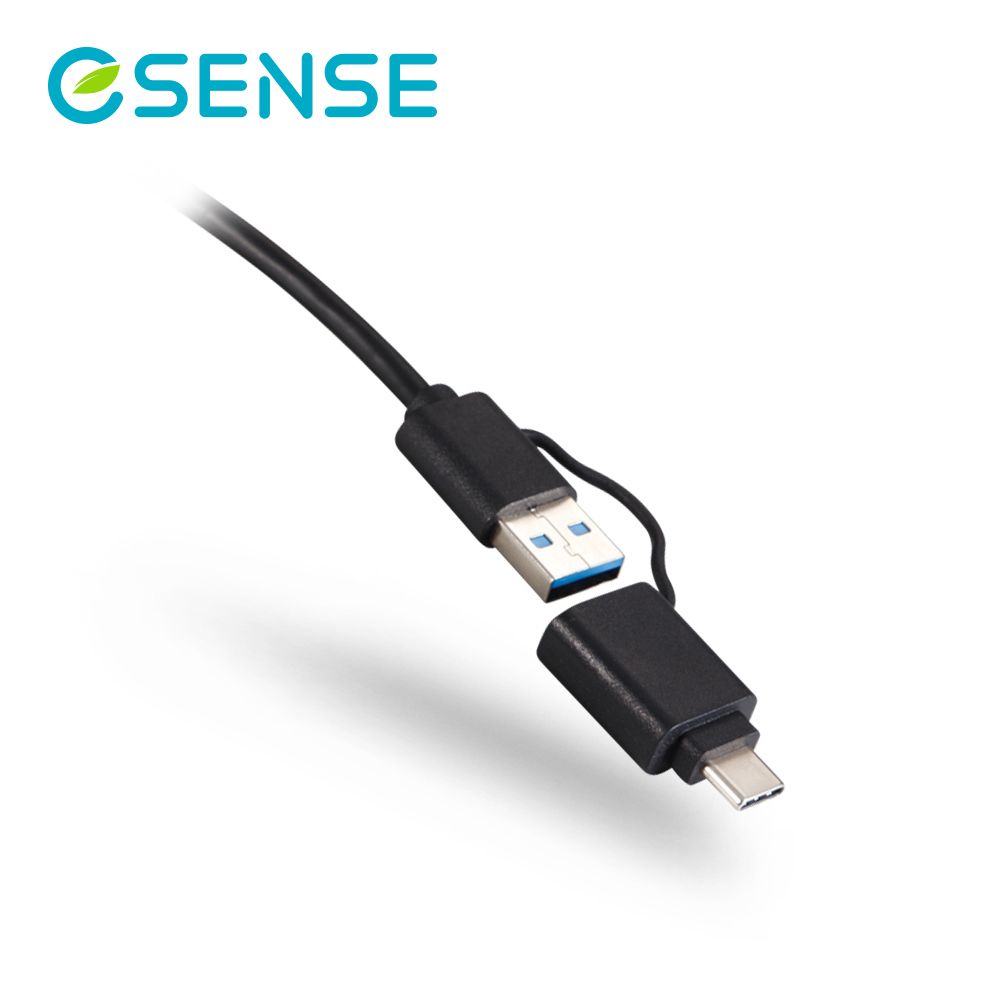 Esense 逸盛 支援OTG功能,主機需支援OTG  USB轉RJ45+USB HUB RJ204