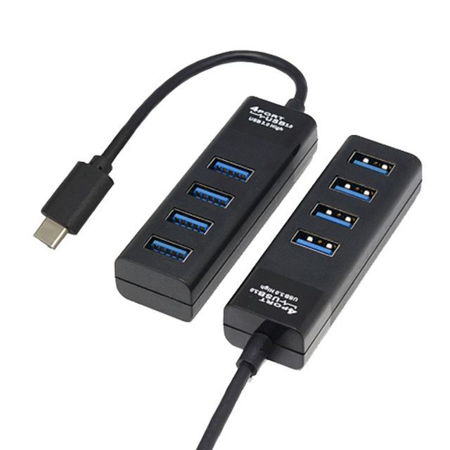  Type C HUB 四合一 擴充轉接線 4孔集線器  USB 3.0