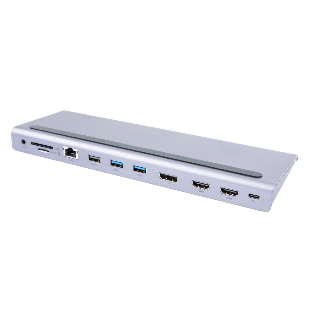 Raymii 瑞米 RAYDOCK RMD-D111三屏顯示Docking Station HUB USB-C 11合一集線器HDMI DP 4K60Hz 100W快充 RJ45讀卡機