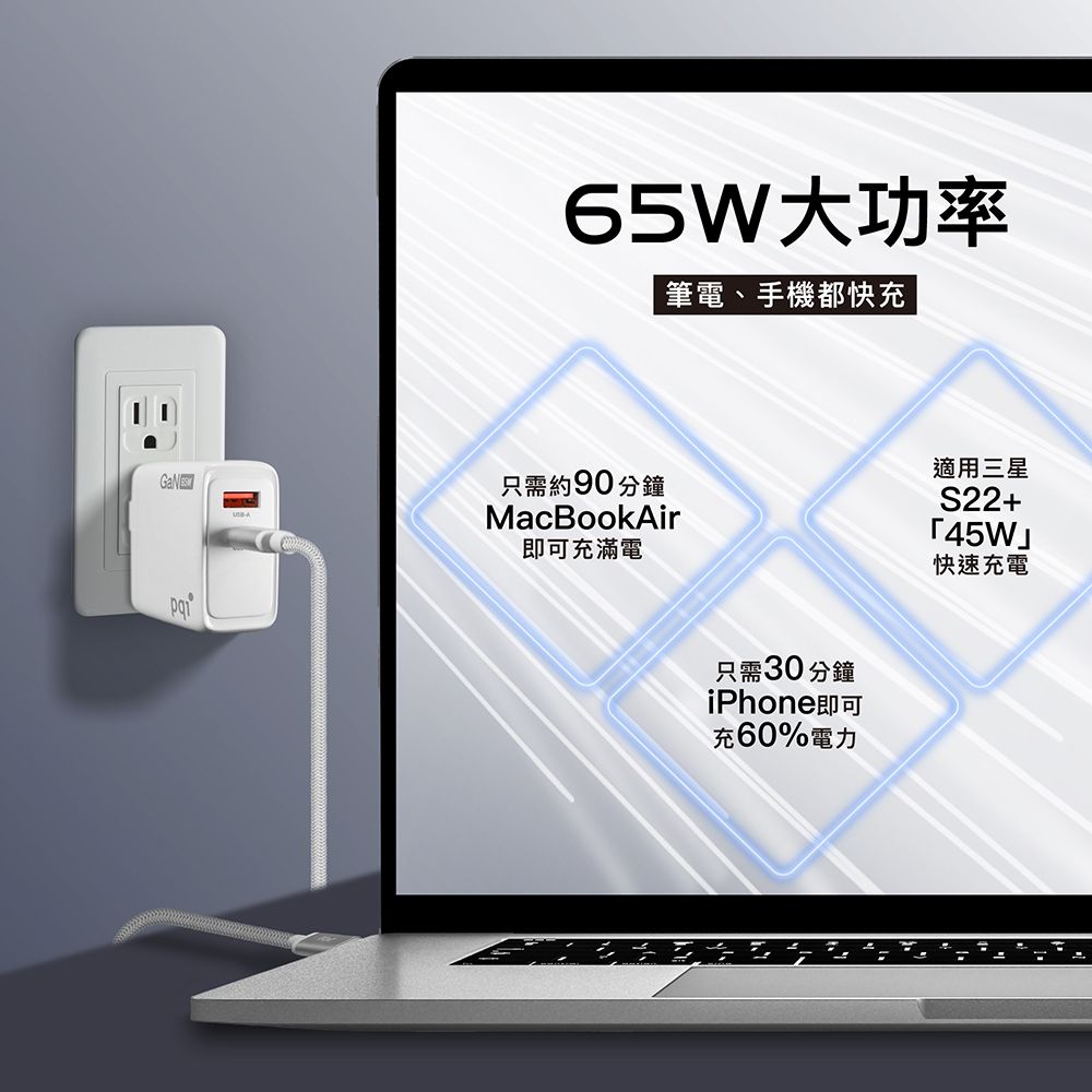 PQi 勁永 體積小重量輕最高65W