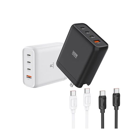 PowerRider PD140W 140W 氮化鎵4孔折疊快速充電器