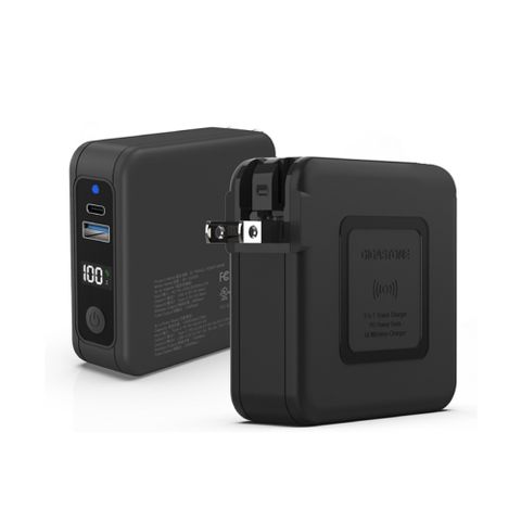 Gigastone 4合1 PD/QC3.0 Qi無線旅充行動電源10000mAh QP-10200B