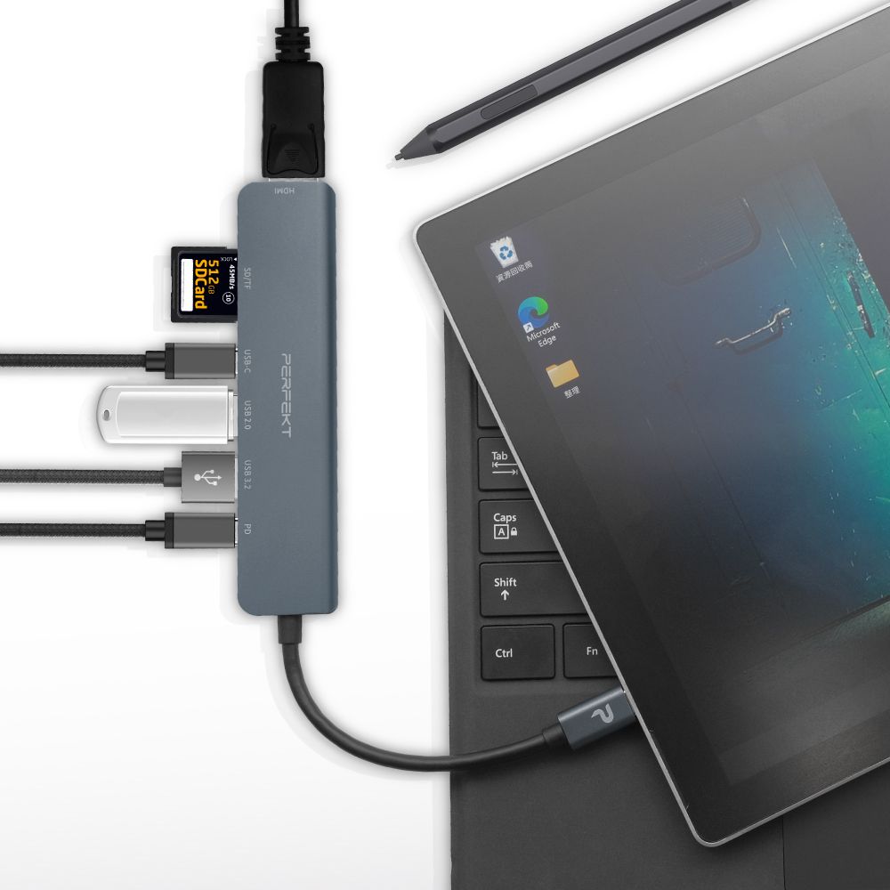 512GBCardPERFEKTSDTFUSBCUSB 2.0USB PDCtrl