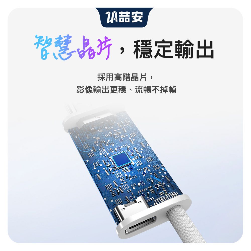 ZA 喆安 Type-C轉HDMI 4K投影傳輸螢幕線 附Type-C快速充電孔 適用iPhone16 15/MacBook/iPad/手機/平板/筆電